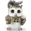 Steampunk Polyester Baykuş Figürü ALK2466