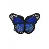 Aplike Ütü İle Yapışan Kelebek Lacivert Arma 7x5 cm