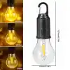 BUFFER® Şarj Olabilen 3 Farklı Mod LEDli Kendiliğinden Asma Kancalı Kamp,Dış Cephe Lambası