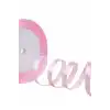 Saten Kurdele 1 cm 10 Metre Açık Pembe
