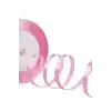 Saten Kurdele 3 cm 10 Metre Toz Pembe