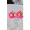 Miniistoree23 Takılabilir Klipsli Çocuk Küpesi Canlı Papatya