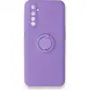 My Elektrik Elektronik Realme 6 Kılıf Viktor Yüzüklü Silikon - Mor