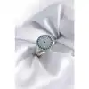 Colezium CLZ943  Gümüş Renk Zirkon Taşlı Nazar Boncuk Model Kadın Yüzük