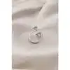 Colezium CLZ943  Gümüş Renk Metal Ok Tasarımlı Zirkon Taşlı Kadın Yüzük