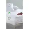 Mikro Sıvı Geçirmez Tek Kişilik Yatak Alezi Beyaz 120X200