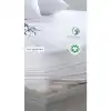 Mikro Sıvı Geçirmez Tek Kişilik Yatak Alezi Beyaz 120X200