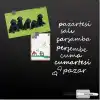 Ejoya Dekoratif Cam Yazı Tahtası - Siyah