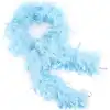 Açık Mavi Renk Kabarık Kalın Otriş Boa Tüy 6 cm Genişlik 180-200 cm Uzunluk