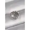 316L Çelik Gümüş Renk Zirkon Taşlı Yaprak Model Tragus Piercing - TJ-PR1303