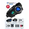 Q28 2x 2 Eşleşmeli Motosiklet Kask Bluetooth Kulaklık 1080p Kamera Su Geçirmez Intercom