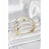 BFS Pirinç Gold Renk Kadın Bileklik