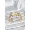 BFS Pirinç Gold Renk Vintage Kadın Bileklik