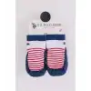 BFS U.S. Polo n Çarık Çorap USB2600 Beyaz-Lacivert