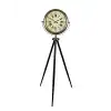 Antik Görünümlü Eskitme Tripod Ayaklı Saat