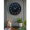 Black Baseline 40 Cm Metal Duvar Saati