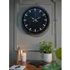 Black Baseline 40 Cm Metal Duvar Saati