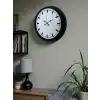 Black & White Baseline 40 Cm Metal Duvar Saati