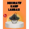 Çam Kozalağı Şekilli Retro Kamp Gece Lambası