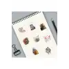 Çılgın Kediler Macbook Notebook Tablet Telefon Ajanda Laptop Defter Sticker Seti