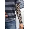 Giyilebilir Kol Dövmesi Çorap Dövme 3d Baskılı Kol Bacak Dövme 2 Adet Model 9