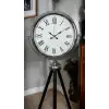 Krom Asalet Tripod Ayaklı Saat