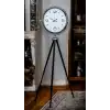 Krom Sade & Şık Tripod Ayaklı Saat
