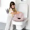 Pembe Kulplu Çocuk Klozet Adaptörü