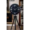 Siyah Zarafet Tripod Ayaklı Saat