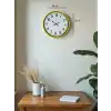 Zentime 36 Cm Sarı Dekoratif Duvar Saati