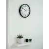 Zentime 36 Cm Siyah Dekoratif Duvar Saati