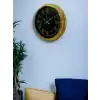 Zentime 40 Cm Gold Lüks Duvar Saati