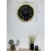 Zentime 40 Cm Gold Lüks Duvar Saati