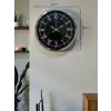 Zentime 40 Cm Krom Şık Duvar Saati