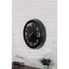 Zentime 40 Cm Siyah Şık Duvar Saati