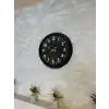 Zentime 40 Cm Siyah Şık Duvar Saati