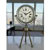 Zentime Eskitme Vintage Üç Ayaklı Masa Saati