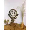 Zentime Eskitme Vintage Üç Ayaklı Masa Saati