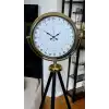 Zentime Gold 24 Saat Göstergeli Özel Tasarım Tripod Ayaklı Saat