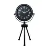 Zentime Siyah Zarif Üç Ayaklı Masa Saati