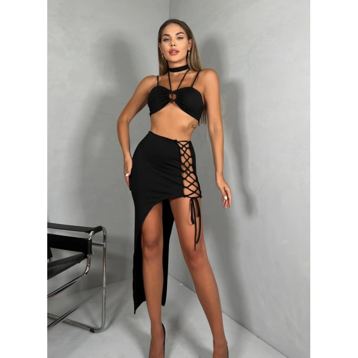 Yırtmaç Detay Midi Model