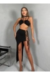 Yırtmaç Detay Midi Model