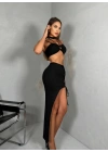 Yırtmaç Detay Midi Model