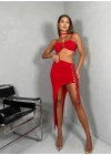 Yırtmaç Detay Midi Model