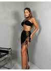 Yırtmaç Detay Midi Model