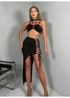 Yırtmaç Detay Midi Model