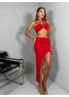 Yırtmaç Detay Midi Model