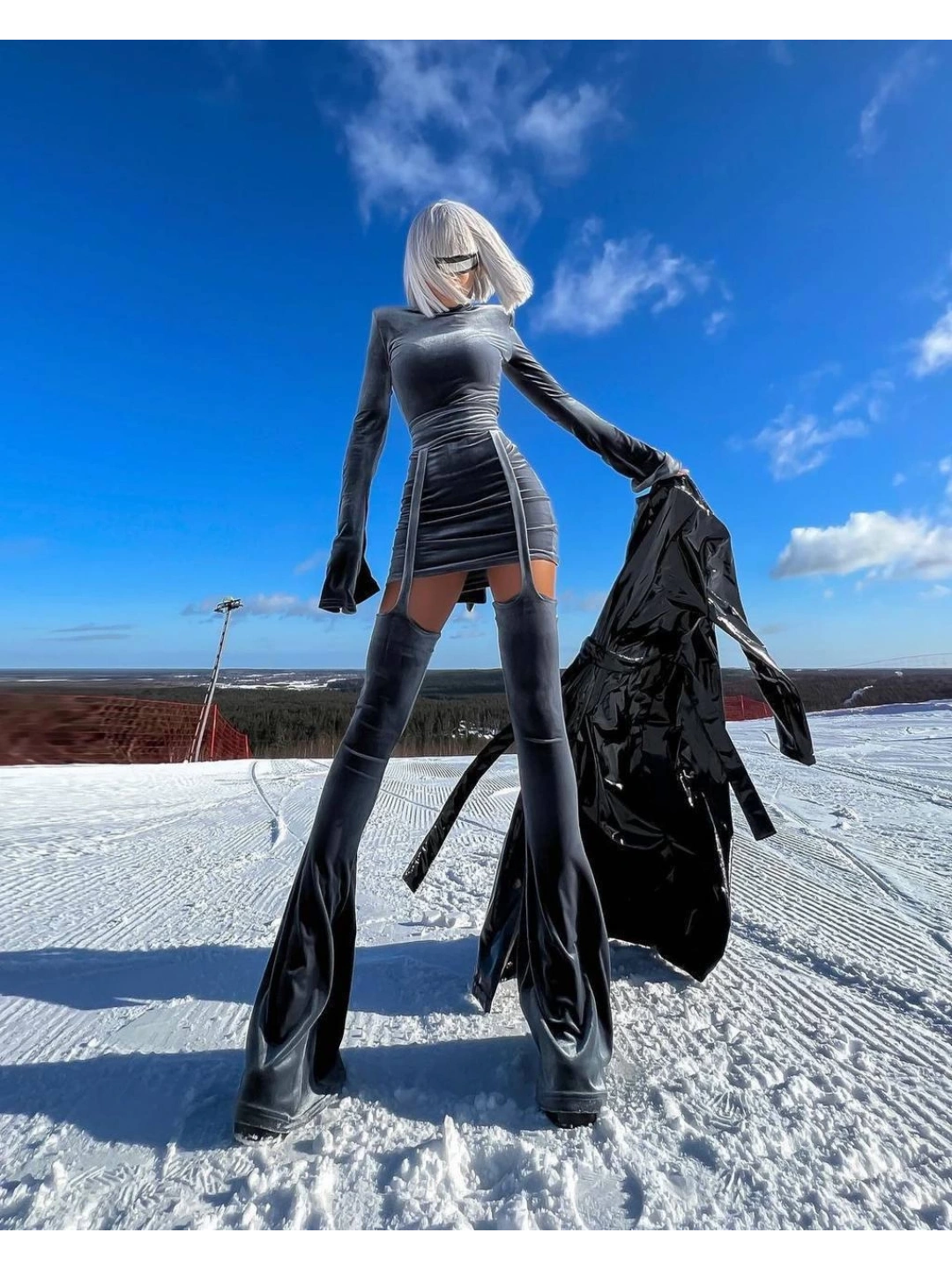 KADİFE KUMAŞ SET ELBİSE