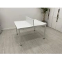 2 Kişilik Beyaz Çoklu Çalışma Masası Workstation
