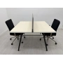 2 Kişilik Çoklu Çalışma Masası - Workstation Masa - m4759